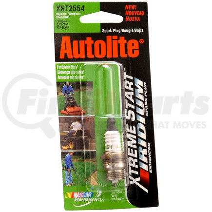Autolite XST2554DP Spark Plug Xtreme Start Iridium Lawn & Garden Spark Plug - Display Pack
