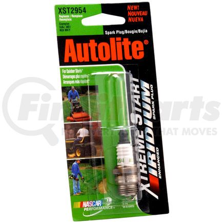 XST2954DP by AUTOLITE - Autolite XST2954DP Xtreme Start Iridium Lawn & Garden Spark Plug - Display Pack