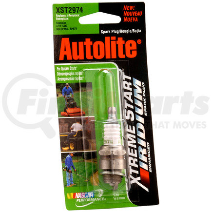 XST2974DP by AUTOLITE - Autolite XST2974DP Xtreme Start Iridium Lawn & Garden Spark Plug - Display Pack