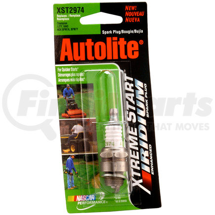 XST2974DP by AUTOLITE - Xtreme Start Iridium Lawn & Garden Spark Plug - Display Pack