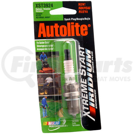 XST3924DP by AUTOLITE - Autolite XST3924DP Xtreme Start Iridium Lawn & Garden Spark Plug - Display Pack