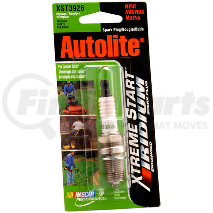 XST3926DP by AUTOLITE - Autolite XST3926DP Xtreme Start Iridium Lawn & Garden Spark Plug - Display Pack