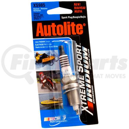 XS985DP by AUTOLITE - Autolite XS985DP Xtreme Sport Iridium Powersports Spark Plug - Display Pack