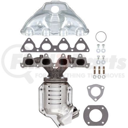 101122 by ATP TRANSMISSION PARTS - Exhaust Manifold with Integrated Catalytic Converter