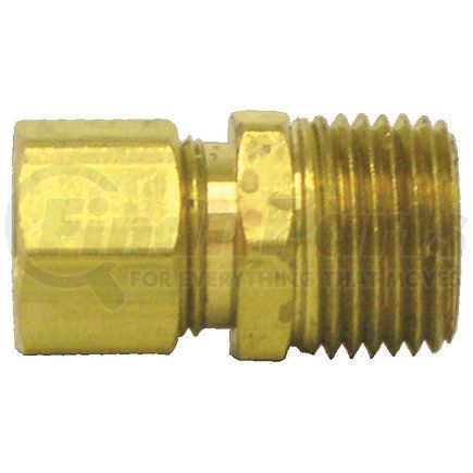 68-3B by TECTRAN - Compression Fitting - Brass, 3/16 in. Tube, 1/4 in. Thread, Male Connector