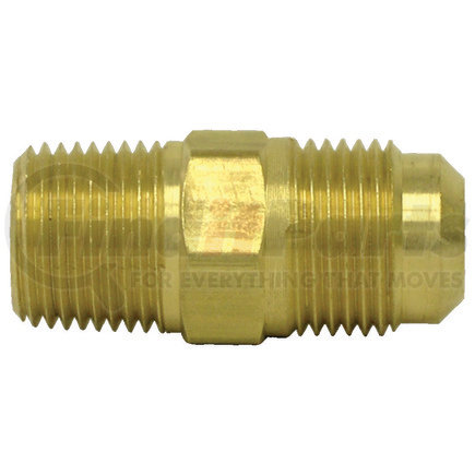 48-8D by TECTRAN - Flare Fitting - Brass, 1/2 in. Tube Size, 1/2 in. Pipe Thread, Male Connector