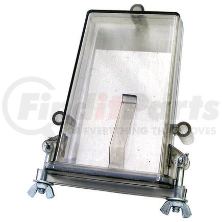 9443 by TECTRAN - Vehicle Document Holder - Uv Resistant Lexan, 1-1/2 in. x 3-3/4 in. x 6 in.