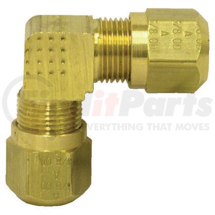 1365-6 by TECTRAN - Air Brake Air Line Union - Brass, 3/8 in. Tube Size