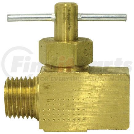 Tectran 3120-B Carburetor Needle Valve Shut-Off Valve - Brass, 1/4 in. Male, Female Pipe to Male Pipe