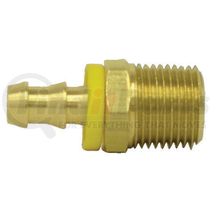 725-4A by TECTRAN - Air Tool Hose Barb - Brass, 1/4 - in. Tube, 1/8 in. Thread, Male