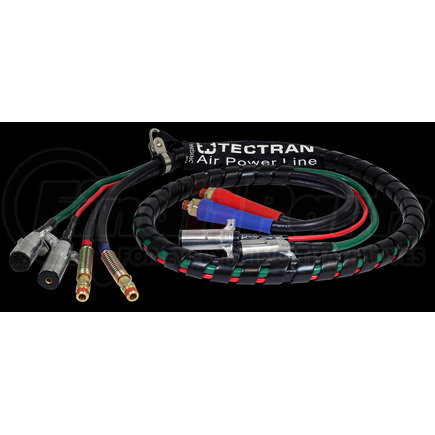 Tectran 169201 Air Brake Hose and Power Cable Assembly AIRPOWER LINE 20 FT - 4 IN 1 - SINGLE POLE/CABLE