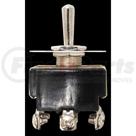 19-1021 by TECTRAN - Toggle Switch - 12V, 10 AMP, Mom.ON-OFF-Mom.ON, 6 Screw, Chrome Knob, D.P.D.T