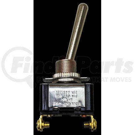 19-1402L by TECTRAN - Toggle Switch - 12V, 20 AMP, ON-OFF, 2 Screw, Chrome Knob, S.P.S.T