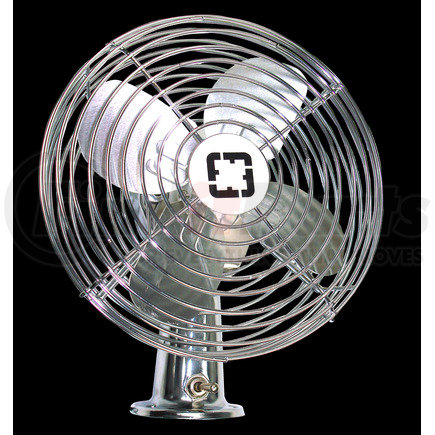 19-2524 by TECTRAN - Accessory Cabin Fan - 2 Speed, 24V, Chrome, with Toggle Switch