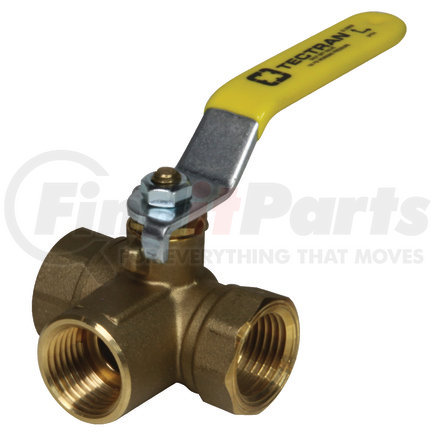 2005-8X3 by TECTRAN - Shut-Off Valve - Brass, 1/2 inches Pipe Thread, 2-Way, 3-Port Valve