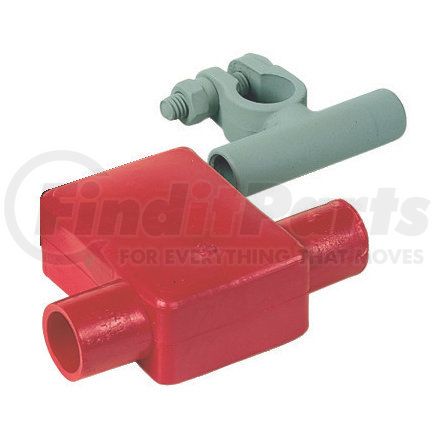 55726R by TECTRAN - Battery Terminal Cover - Red, 1/0-2/0 Gauge, Flag Clamp, PVC