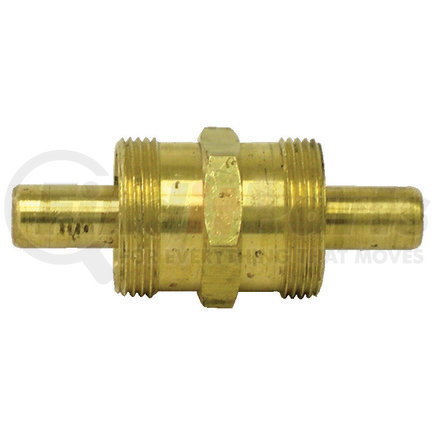 1077011 by TECTRAN - Air Brake Air Hose Mender - Brass, 1/2 in. Hose I.D, Hose Mender - D.O.T