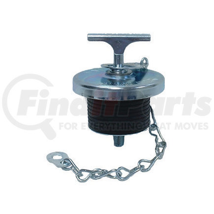 23-40733 by TECTRAN - Engine Oil Filler Cap - 1-7/8 inches, with Chain, for Caterpillar