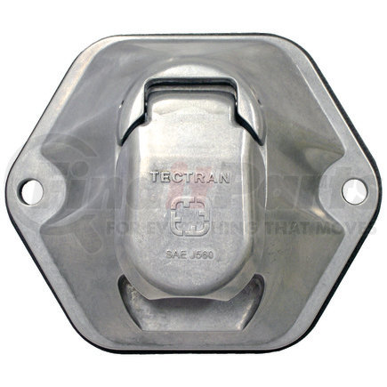 680-7330 by TECTRAN - Trailer Receptacle Socket - 7-Way, Die-Cast, Auxilary, with Large Mounting Bracket