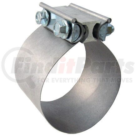 HJ200 by TECTRAN - Exhaust Clamp - 2 in., Aluminized/Steel, Butt Style, with 2 Bolts and Reaction Blocks