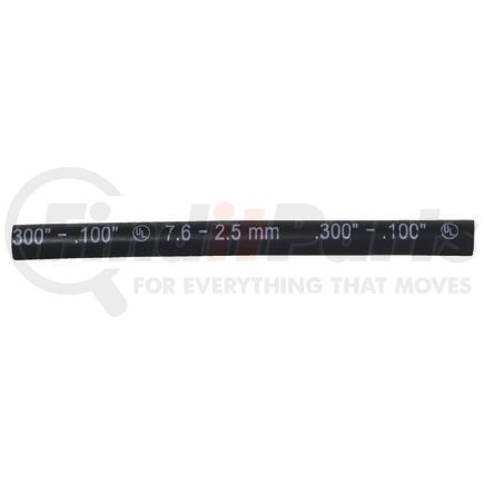 SH16011.5 by TECTRAN - Heat Shrink Tubing - 2-4/0 Gauge, Black, 1-1/2 inches, Heavy Wall