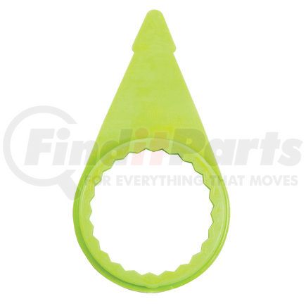 WCH01 by TECTRAN - Wheel Nut Indicator - 1-1/2 inches Nut, "A" Model Letter, Neon Yellow