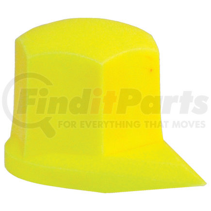 WCP38 by TECTRAN - Wheel Cap - 1.500 inches, Bright Yellow