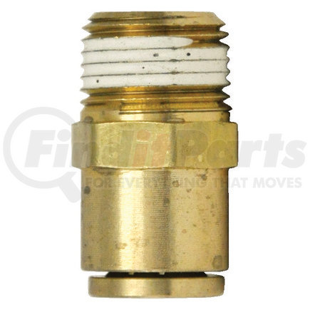 PL136810D by TECTRAN - Air Brake Air Line Connector Fitting - 5/8 in. Tube, 1/2 in. Thread, Push-Lock, Male