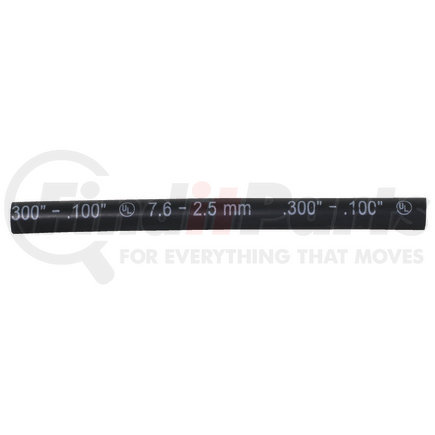 SH12011.5 by TECTRAN - Heat Shrink Tubing - 8-1 Gauge, Black, 1-1/2 inches, Heavy Wall