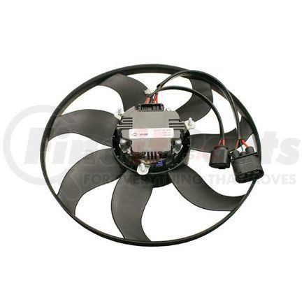 70819822NA by MAHLE - Engine Cooling Fan Assembly - Left Side, 300 Watts, 360mm Diameter, 4-Wire Connector