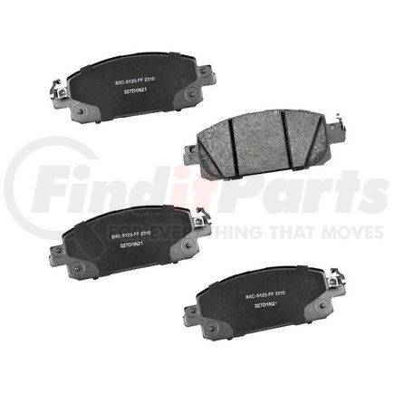 SBC2310 by BENDIX - Disc Brake Pad Set - Ceramic, Integrally Molded