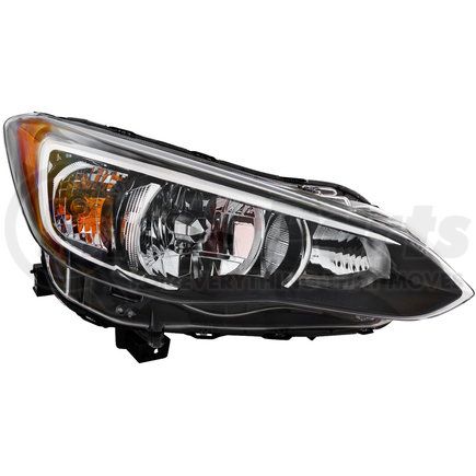 320-1132R-AC2 by DEPO - Headlight - Right, Clear Lens, Black Housing, Chrome Trim