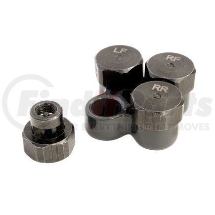 19860 by LISLE - Tire Deflator Set for  TPMS Valve Stems