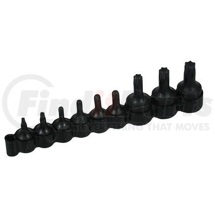 26550 by LISLE - 9 pc. 1/4” and 3/8” Dr. Torx® Bit Set