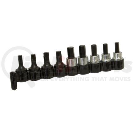 29150 by LISLE - 10 Piece 3/8" Drive Brake Caliper Socket Bit Set