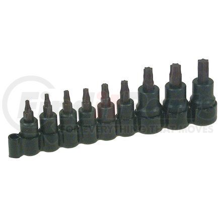 37600 by LISLE - 10 Piece Super Torx Bit Socket Set  T-10 to T-60