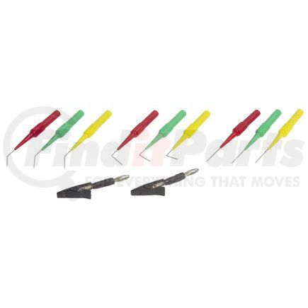 64750 by LISLE - 11 Pc. Back Probe  Pins and Alligator Clips Set