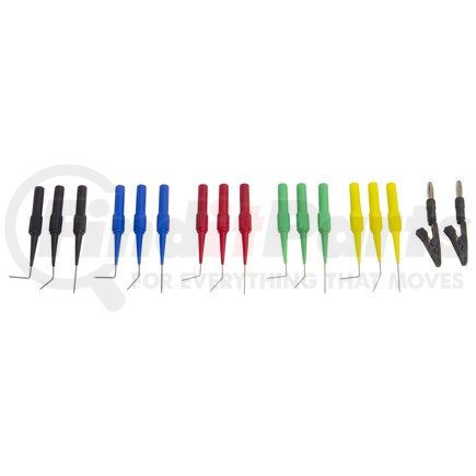 64900 by LISLE - 17 Pc. Back Probe  Pins and Alligator Clips Set