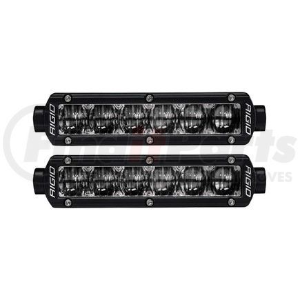 906703 by RIGID - RIGID SR-Series DOT/SAE J583 6 Inch White LED Fog Light, PAIR