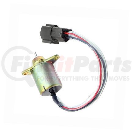 119233-77932 by ASV - Fuel Shut-Off Solenoid - 12V, with Connector