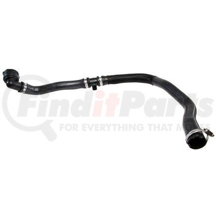 CHR0652 by CRP - Radiator Coolant Hose - Upper, Rubber, Black, Single Hose, for 2013-2015 Land Rover LR2 2.0L