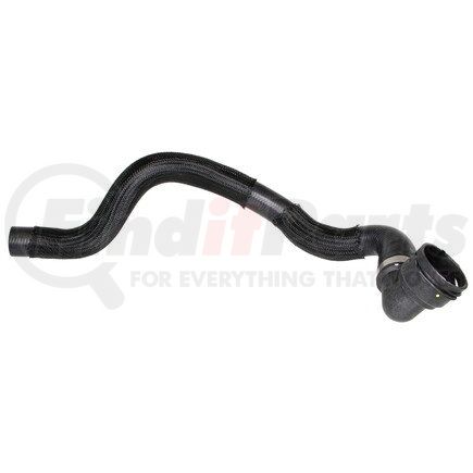 CHR0653 by CRP - Radiator Coolant Hose - Upper, Rubber, Black, Single Hose, for 2012-2016 Volvo S60 2.5L