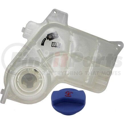 EPK0011 by CRP - Engine Coolant Reservoir - White, Plastic, with Twist-On Cap, for 2002-2006 Audi A4 Quattro 3.0L