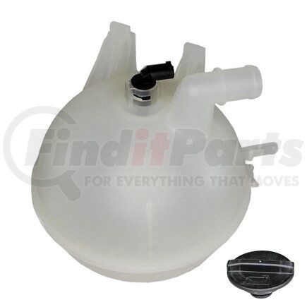 EPK0143 by CRP - Engine Coolant Reservoir - White, Plastic, with Twist-On Cap, for 2007-2018 Freightliner Sprinter 2500 3.0L