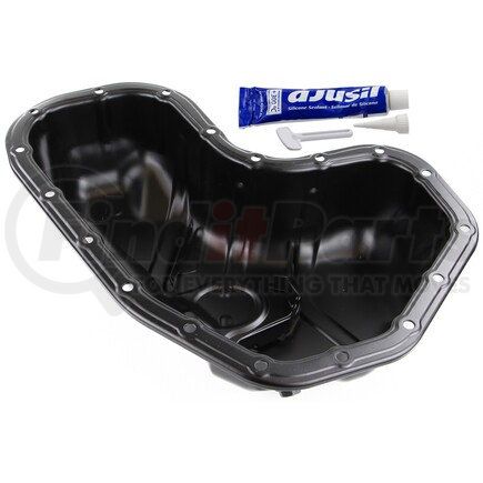 ESK0208 by CRP - Engine Oil Pan - Lower, Metal, Wet Sump, for 2009-2016 Toyota Venza 3.5L