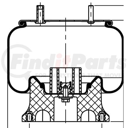 ContiTech 74765 Suspension Air Spring Kit 10 10-15 P 1140