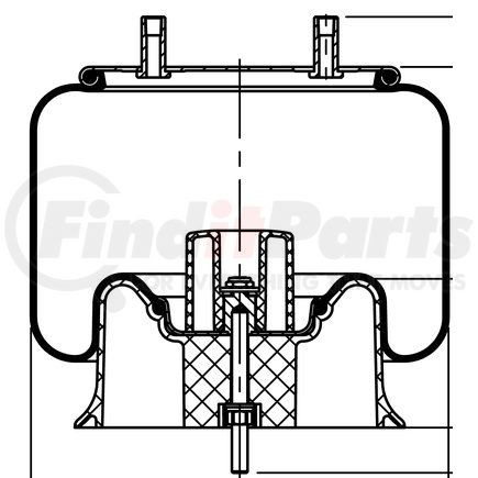 78317 by CONTITECH - Suspension Air Spring Kit - 10 10K-15 P 164, for Truck