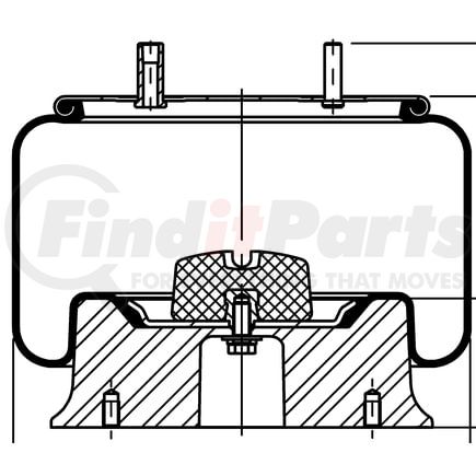 ContiTech 74766 Suspension Air Spring Kit 11 10.5-15 A 1141