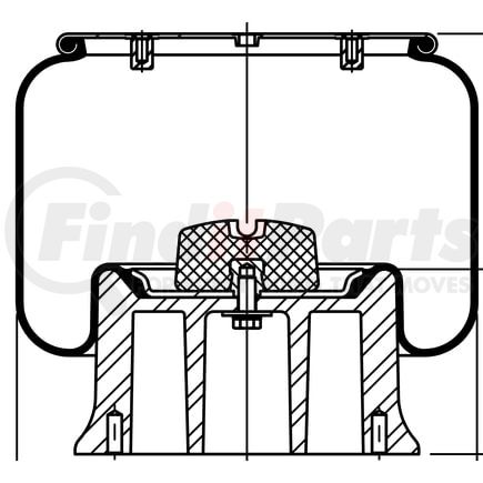 ContiTech 64427 Suspension Air Spring Kit 11 10.5-15 A 421