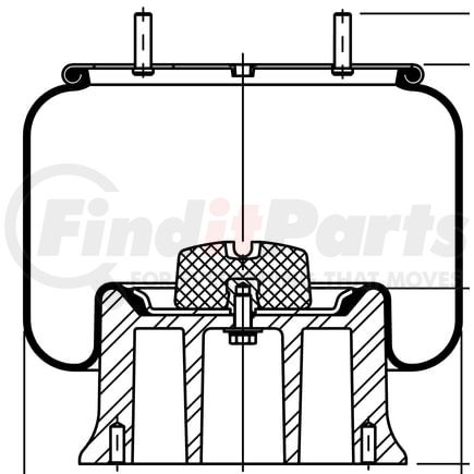 ContiTech 64425 Suspension Air Spring Kit 11 10.5-15 A 419